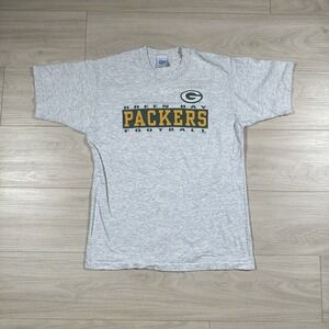 Vintage 90s Green Bay Packers T Shirt 1996 USA Made Single Stitch Youth XL Salem